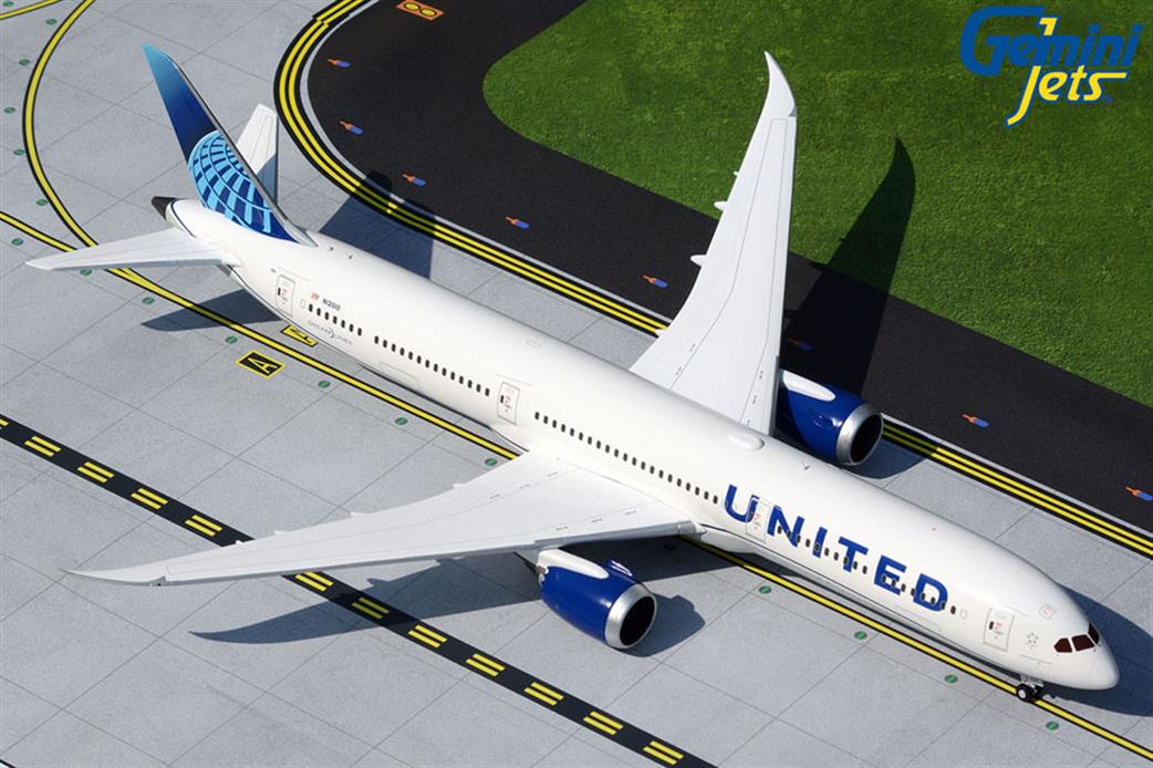 Gemini Jets 1/200 G2UAL882 United Boeing B787-10 New Livery N12010