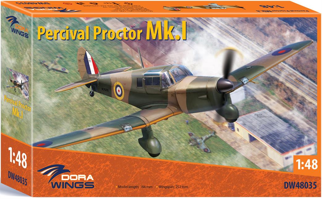 Dora Wings 1/48 48035 Percival Proctor MK.I in Military Service