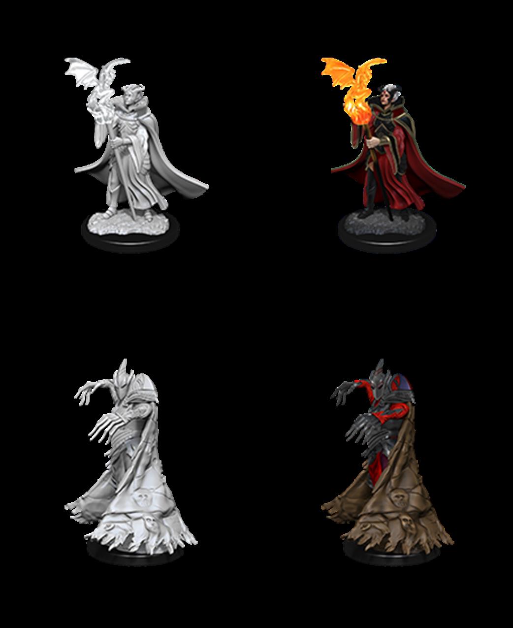 Wizkids  90092 Cultist & Devil: Pathfinder Deep Cuts Unpainted Miniatures