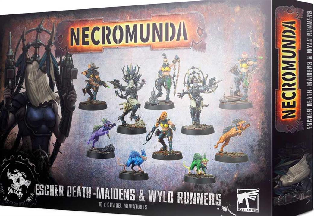 Games Workshop 28mm 300-66 Necromunda: Escher Death Maidens & Wyld Runners