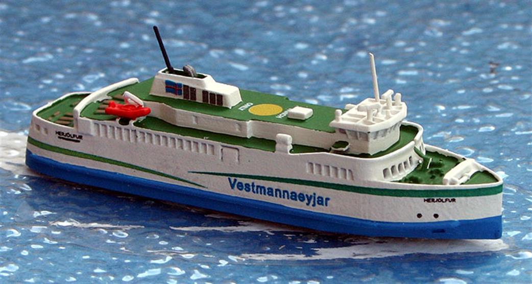 Rhenania 1/1250 RJ346 Herjolfur a new Islandic passenger & cargo ship IMO 9825099