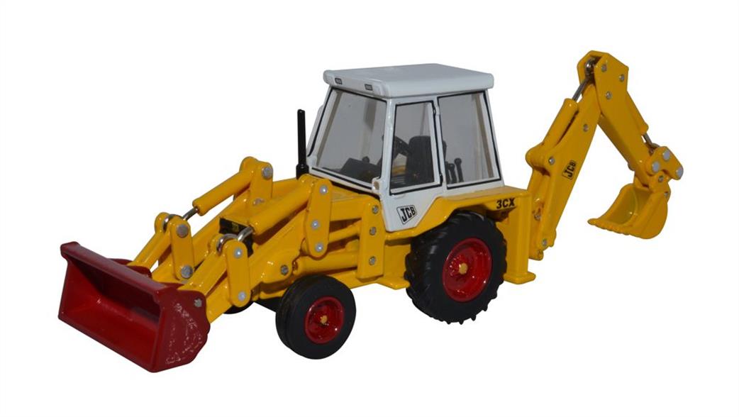 Oxford Diecast 1/76 763CX004 JCB Eco Backhoe Loader