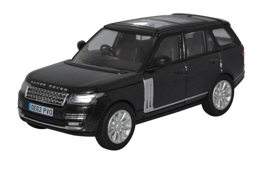 Oxford Diecast 1/76 76RAN006 Range Rover Vogue Santorini Black Prince William