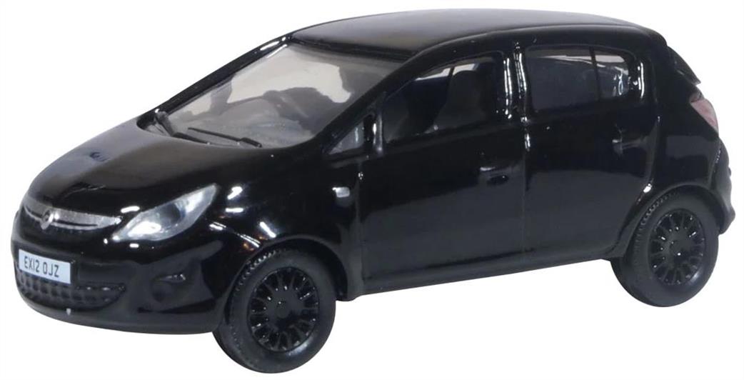 Oxford Diecast 1/76 76VC004 Vauxhall Corsa Black