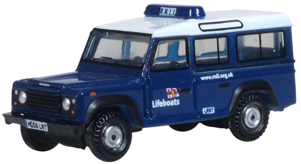 Oxford Diecast 1/148 NDEF014 Land Rover Defender RNLI