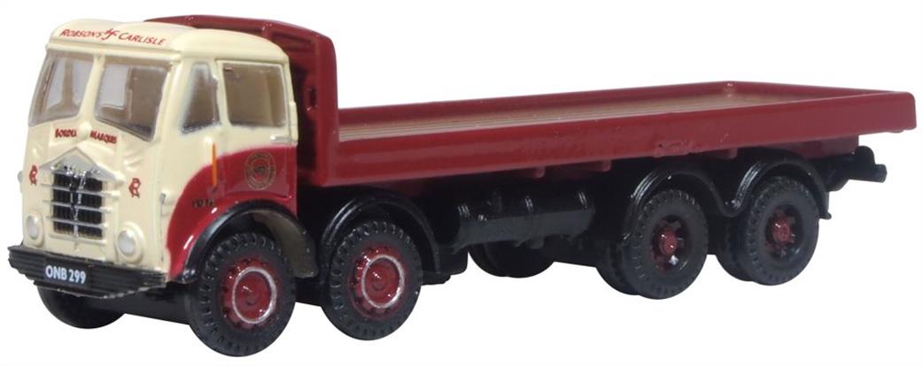 Oxford Diecast 1/148 NFG013 Foden FG 8 Wheel Platform Robsons Of Carlisle