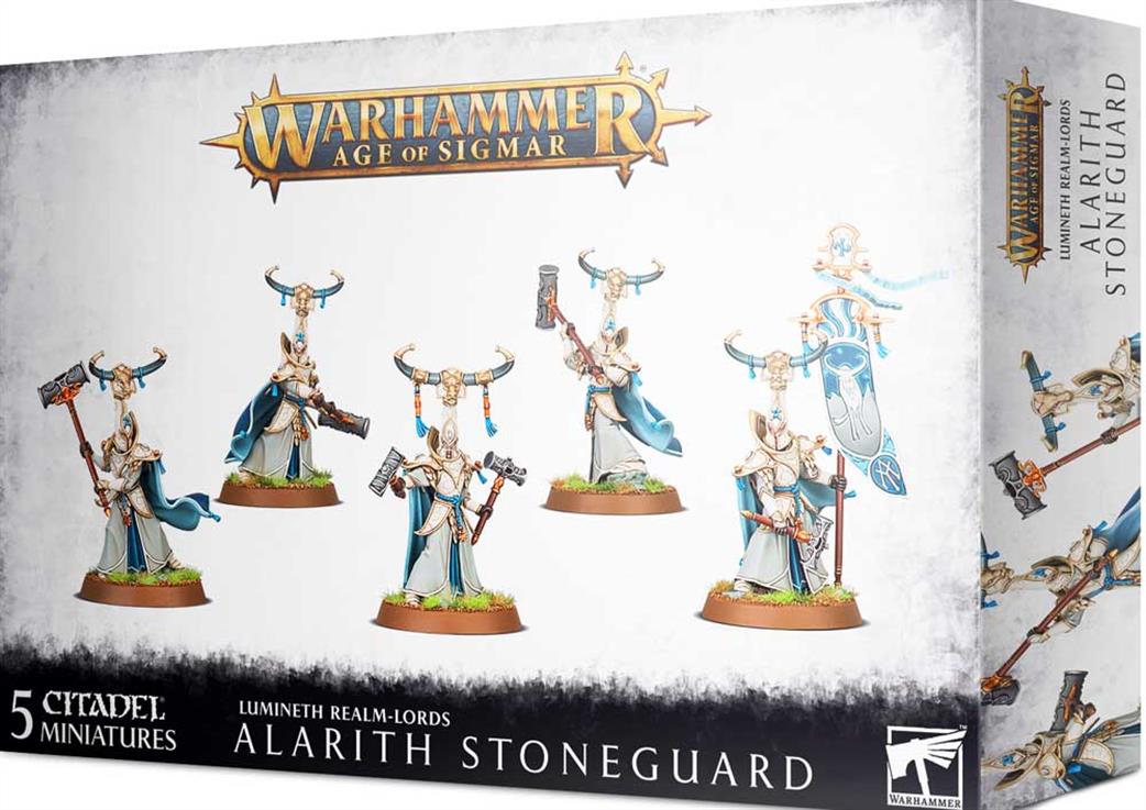 Games Workshop  87-54 Lumineth Realm-Lords Alarith Stoneguard