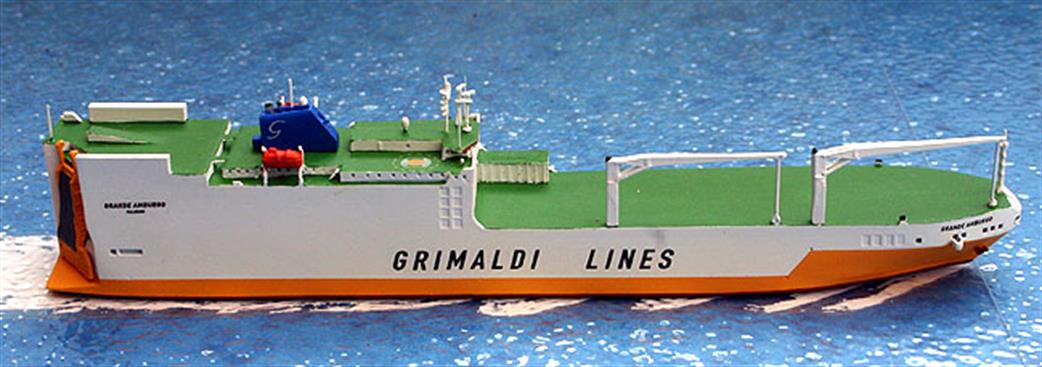 Rhenania 1/1250 Rhe186E Grande San Paolo Grimaldi Lines vehicle carrier 2003 IMO 9253208