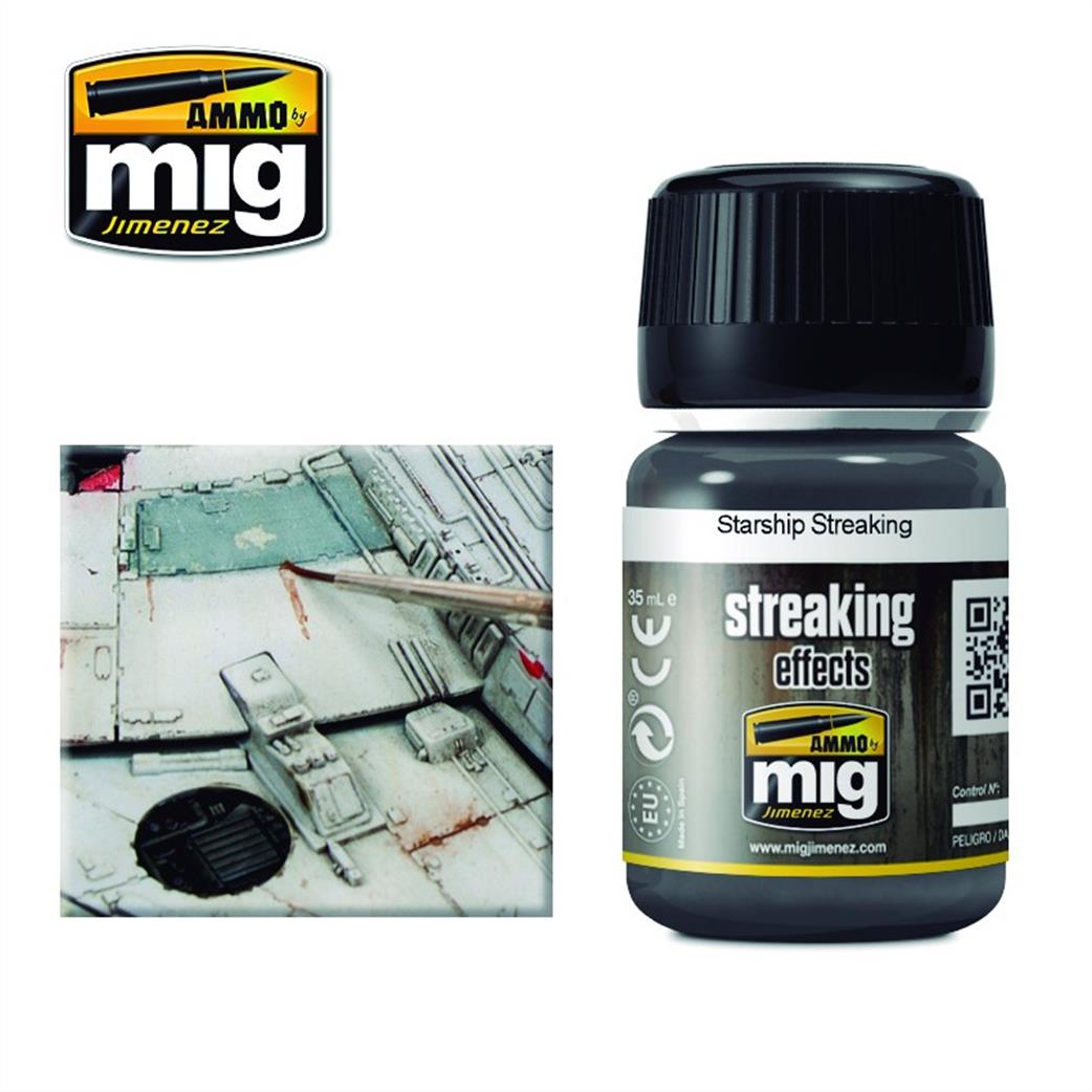 Ammo of Mig Jimenez  A.MIG-1209 Enamel Starship Streaking Effect 35ml Jar