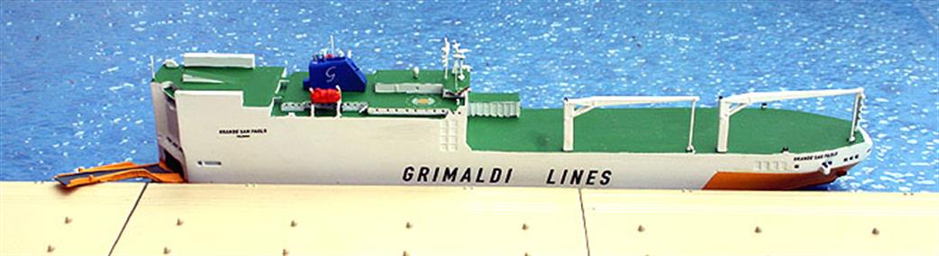 Rhenania 1/1250 Rhe186AD Grande Amburgo Grimaldi Lines Ro-Ro freighter 2003 (IMO 9246607)