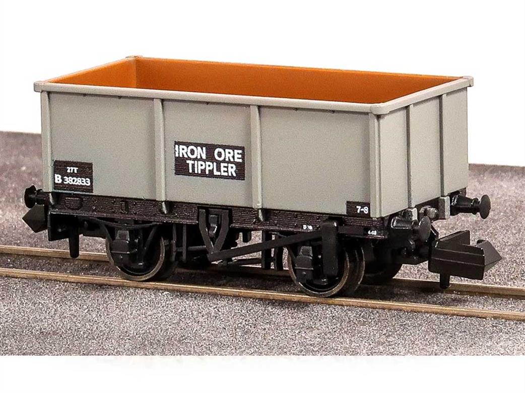 Peco N NR-1501B BR Iron Ore Tippler Wagon Grey New Tooling