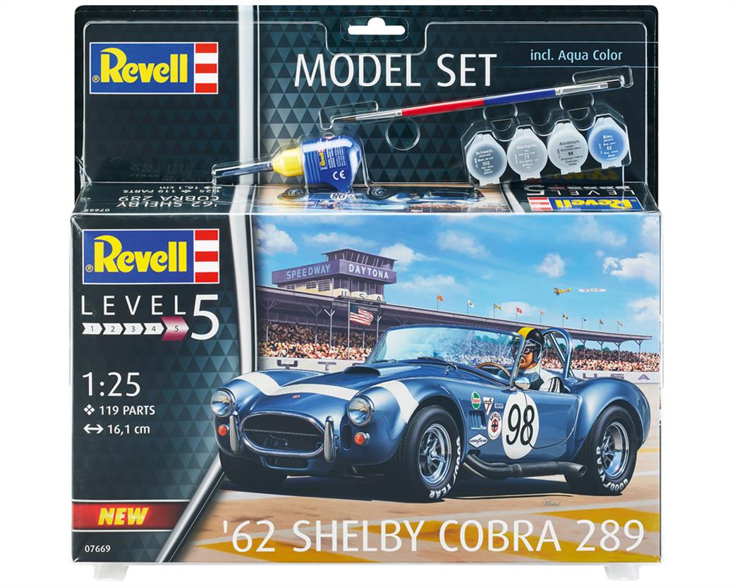 Revell 1/25 67669 AC Cobra 289 Car Model Set