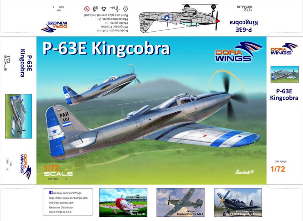 Dora Wings 1/72 72006 Bell TP-63E KingKobra