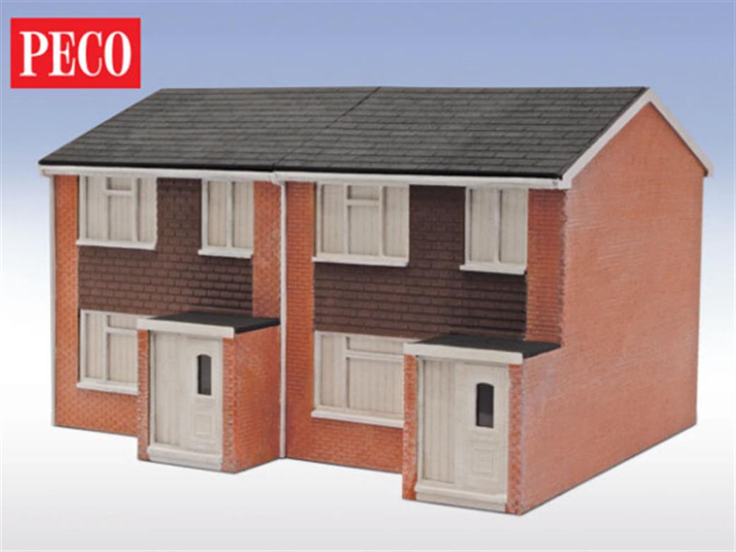 Peco OO LK-214 1960's Semi Detached Houses Laser Cut Kit