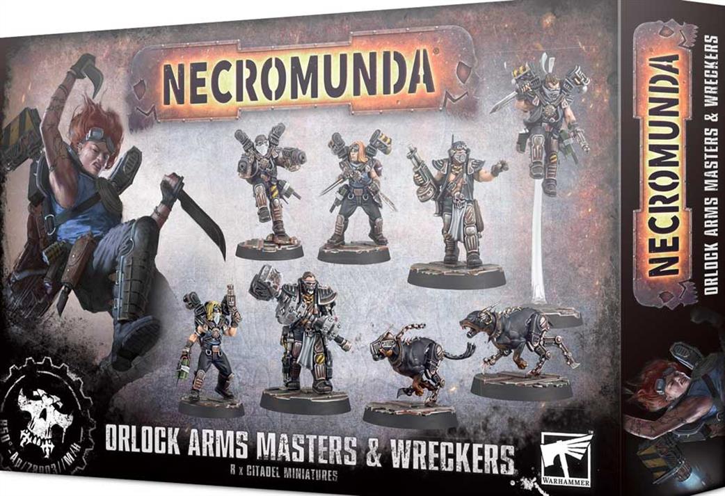 Games Workshop 28mm 300-70 Necromunda Orlock Arms Masters and Wreckers