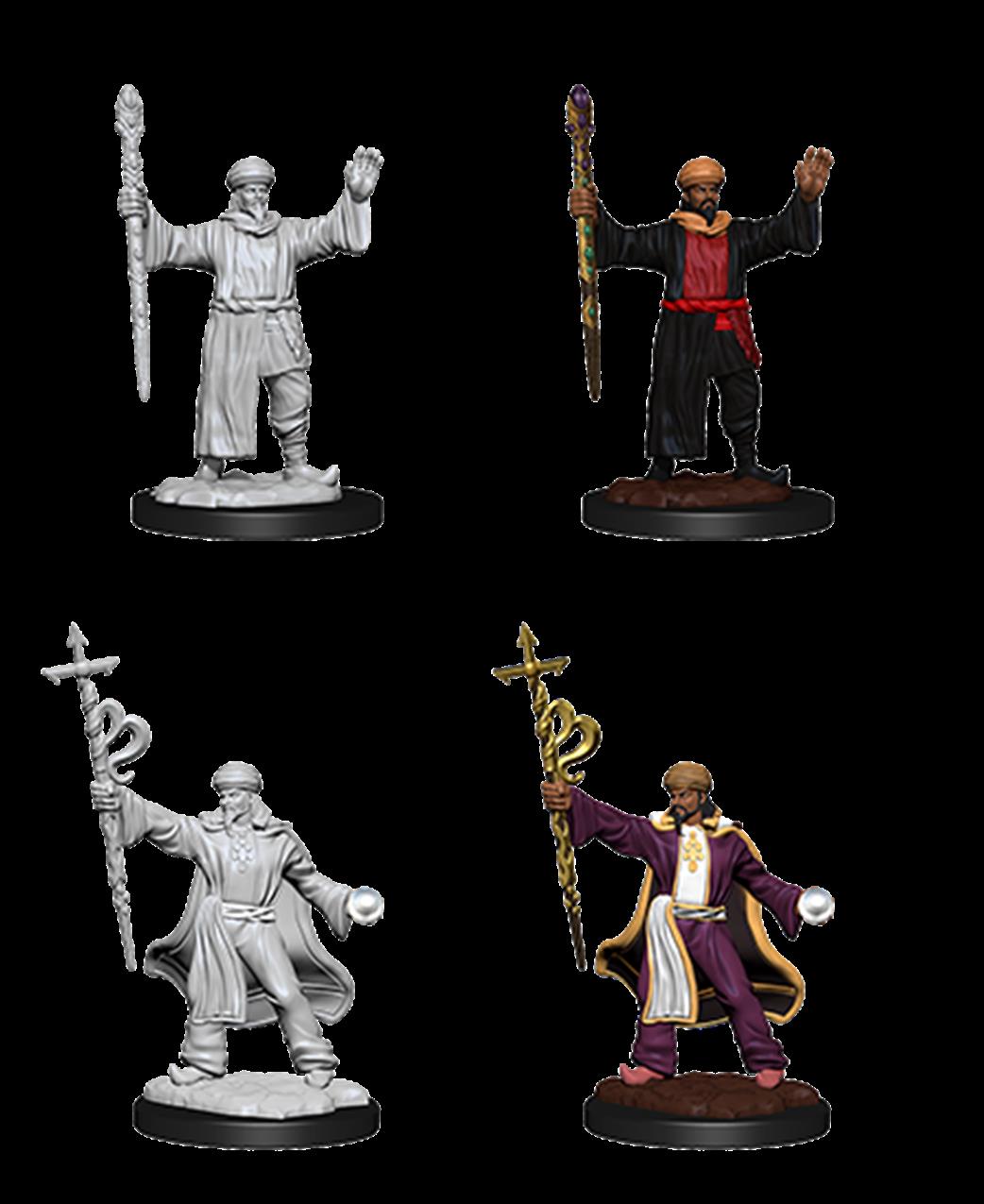 Wizkids  90137 Human Wizard Male: D&D Nolzur's Marvelous Unpainted Miniatures