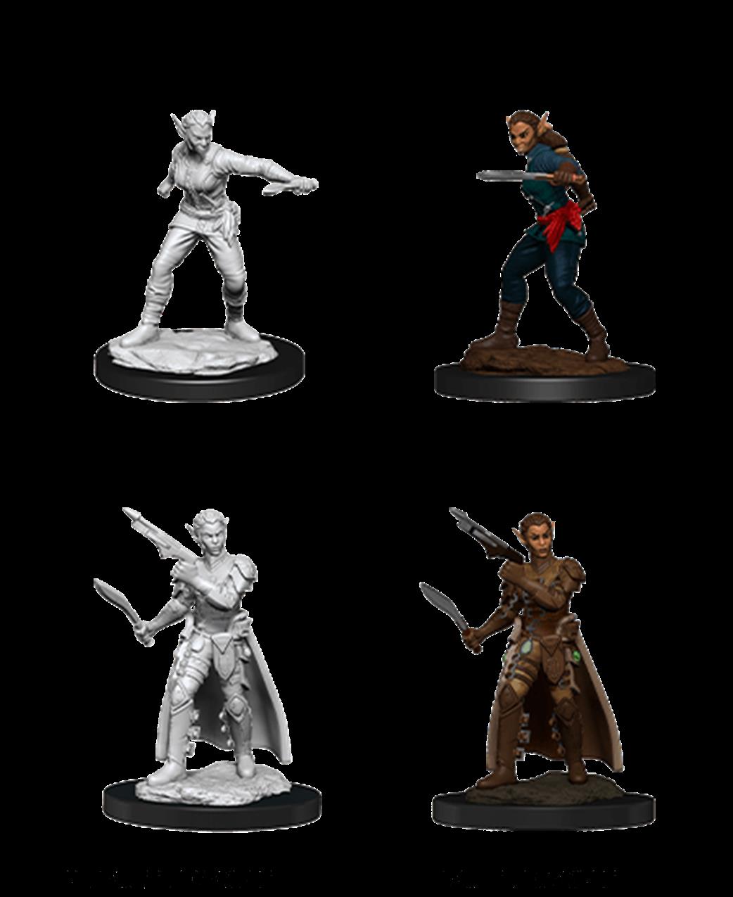 Wizkids  90148 Shifter Rogue Female: D&D Nolzur's Marvelous Unpainted Miniatures