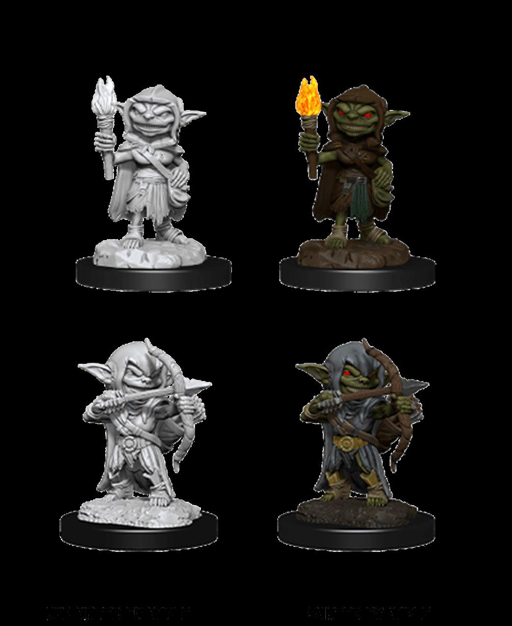 Wizkids  90171 Goblin Rogue Female: Pathfinder Deep Cuts Unpainted Miniatures