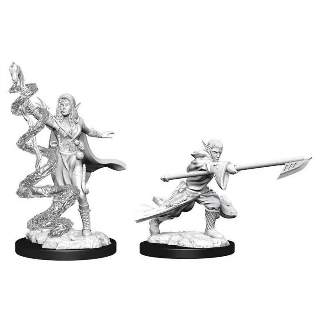 Wizkids  90181 Joraga Warcaller & Joraga Treespeaker: Magic the Gathering Unpainted Miniatures