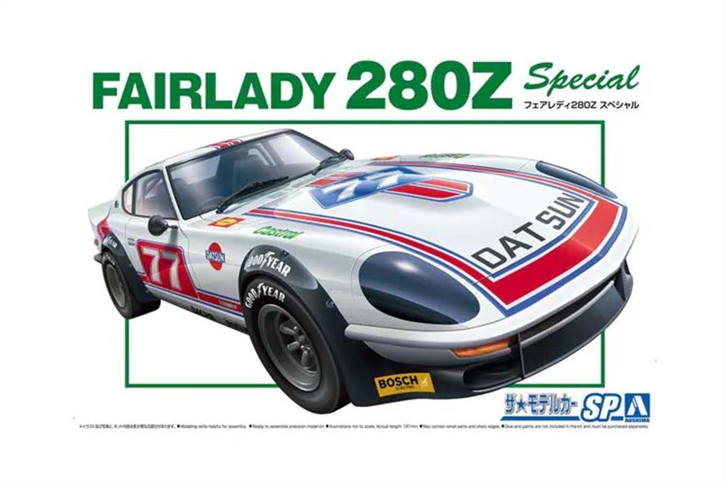 Aoshima 1/24 06100 Nissan S30 Fairlady 280Z Special '75 Car Kit