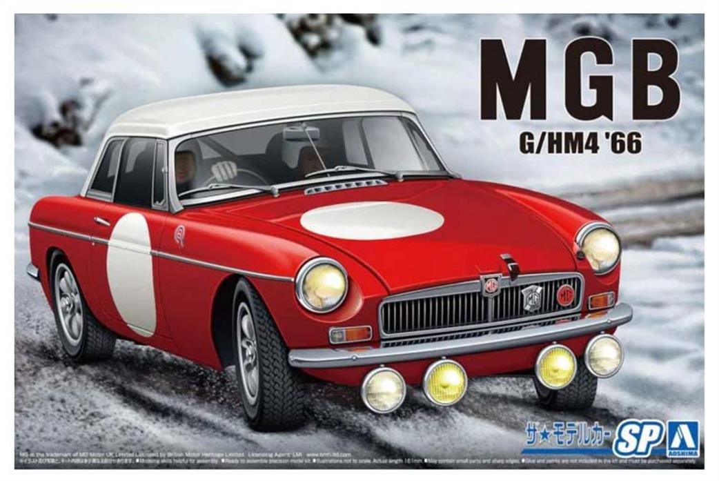 Aoshima 1/24 06126 MGB Club Rally '66 BLMC G/HM4 Car Kit