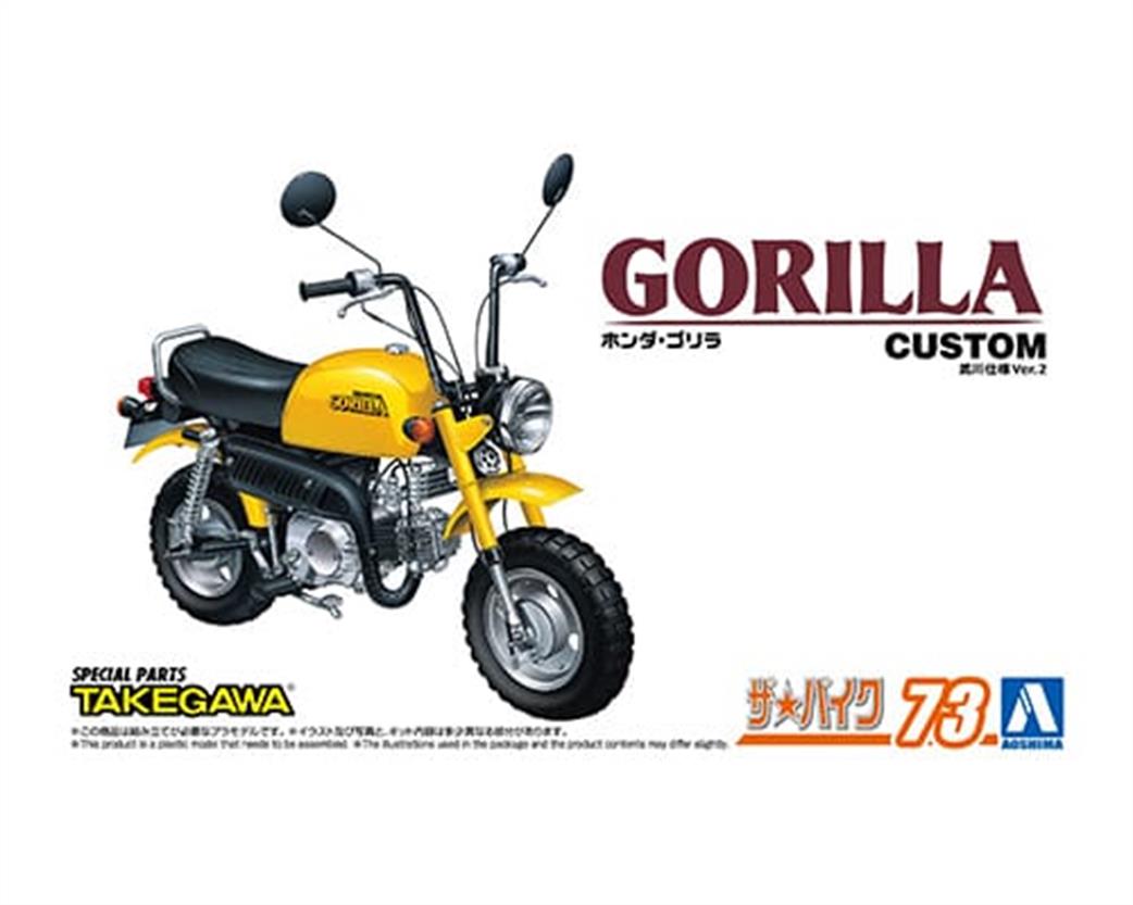 Aoshima 1/12 05870 Honda Gorilla Custom Takegawa Version 1 Motorbike Kit