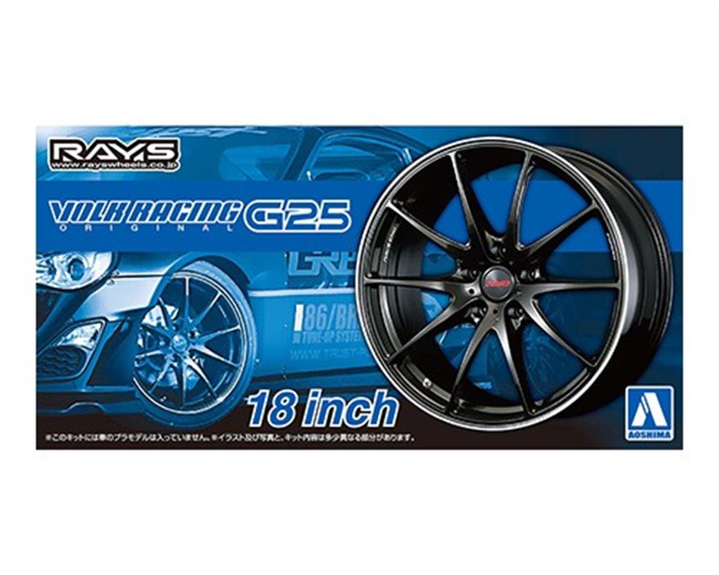 Aoshima 1/24 06118 VOLK RACING G25 18inch Wheels