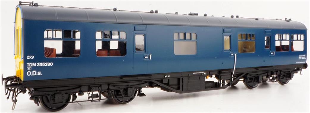 Heljan O Gauge 9103 50ft LMS Inspection Saloon BR Blue Yellow Ends