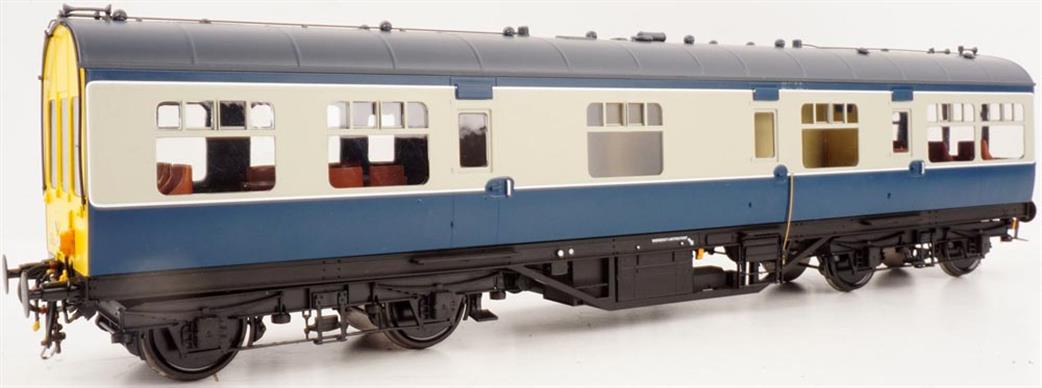 Heljan O Gauge 9104 50ft LMS Inspection Saloon BR Blue/Grey Yellow Ends