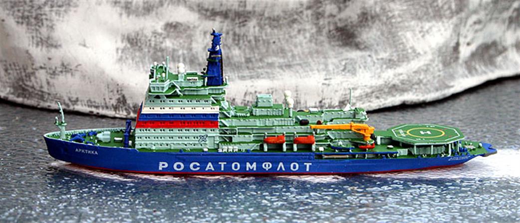 Rhenania 1/1250 Rhe187 Arktika Russian nuclear-powered icebreaker 2020