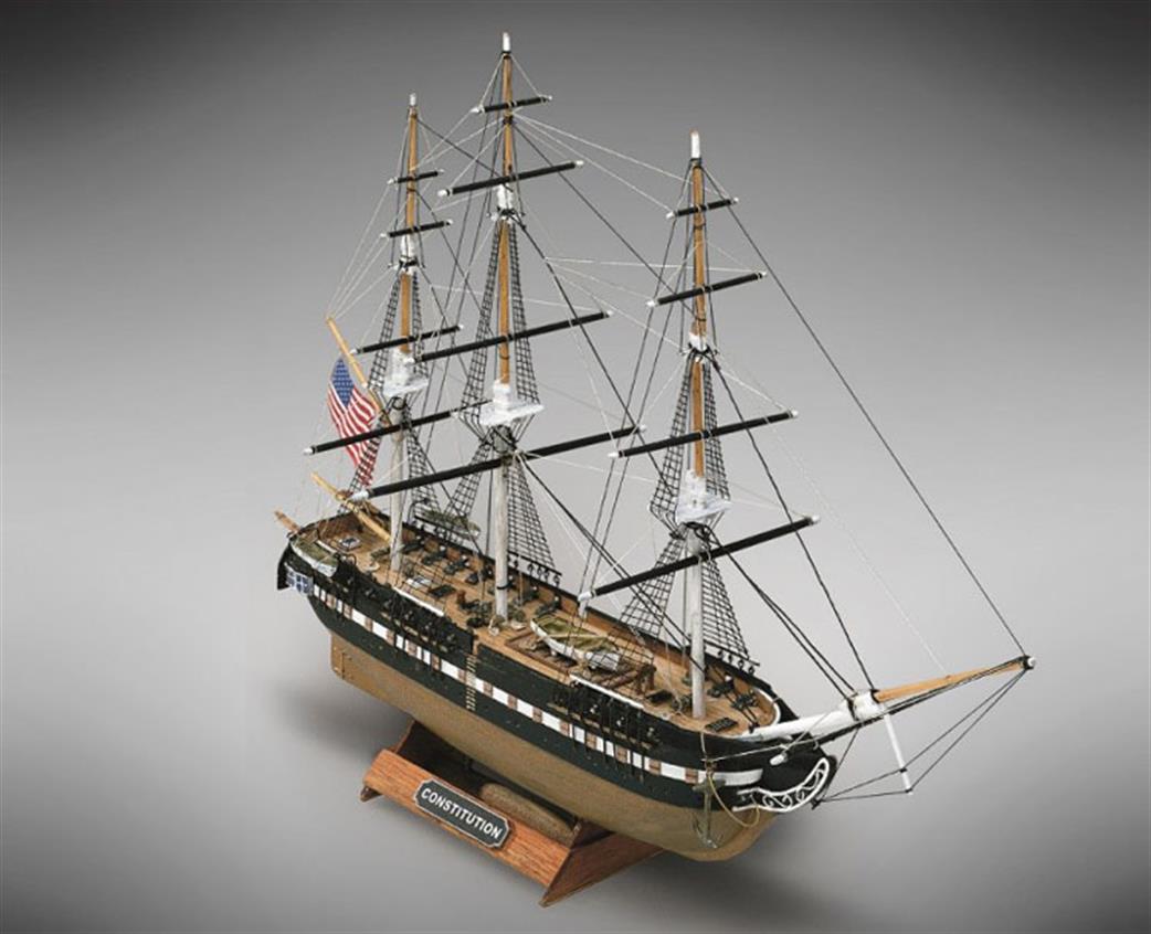 Mamoli 1/330 MM64 USS Constitution Wooden Frigate Kit