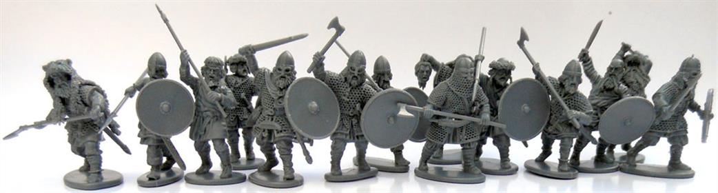 Victrix 28mm VXDA001 Vikings 60 Unpainted Ready To Assemble Figures