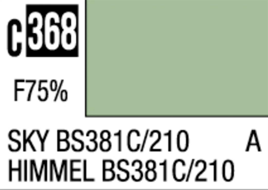 Gunze Sangyo  C368 Mr Color Lacquer Sky 10ml Glass Bottle