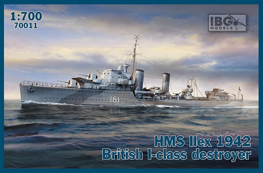 IBG Models 1/700 70011 HMS Ilex 1942 British I Class Destroyer Kit