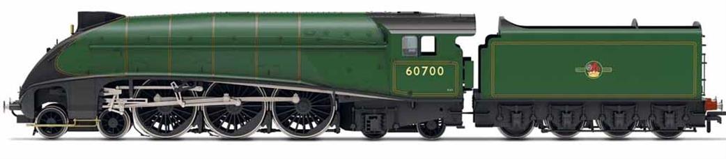 Hornby OO R3980 BR 60700 Gresley Class W1 Streamlines 4-6-4 BR Lined Green Late Crest