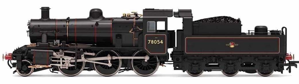 Hornby OO R3981 BR 78054 Standard Class 2MT 2-6-0 Lined Black Late Crest