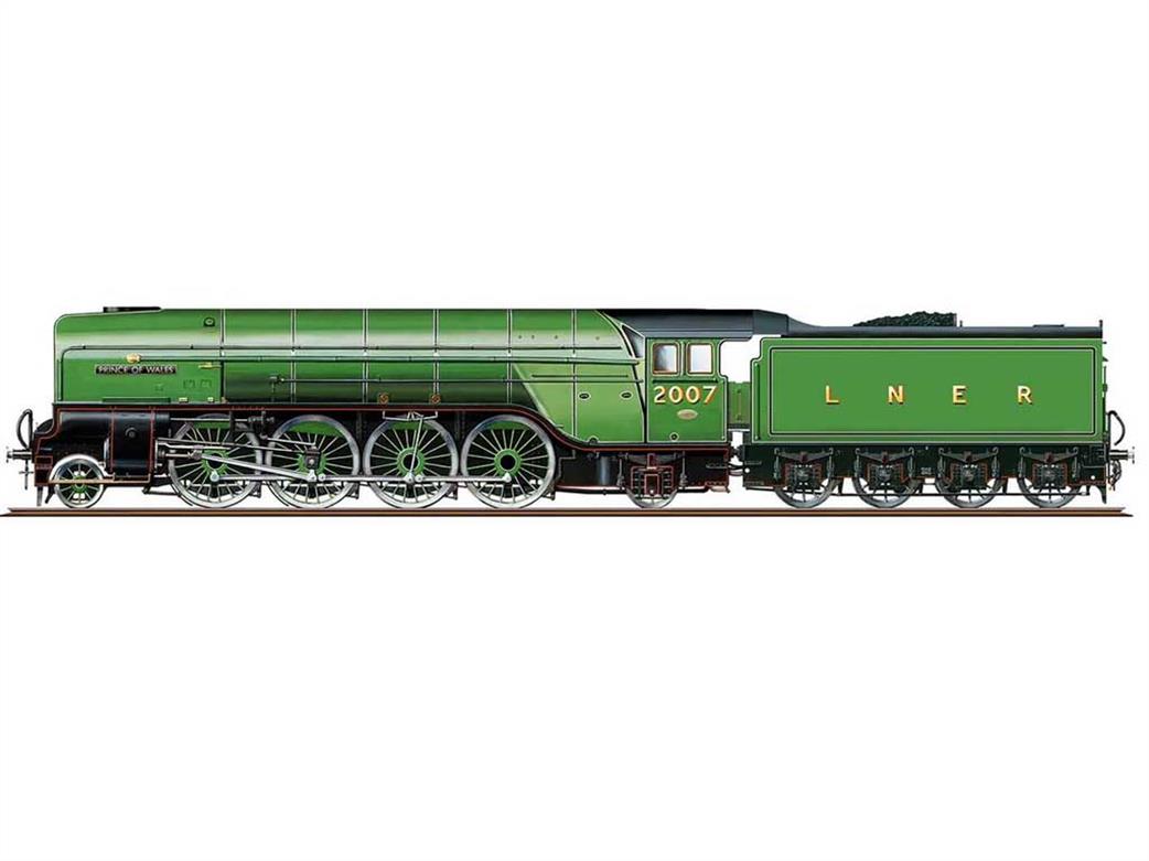 Hornby OO R3983 LNER 2007 Prince of Wales New Build Gresley P2 Class 2-8-2 LNER Apple Green