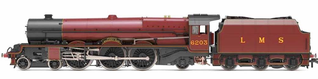 Hornby OO R30001 LMS 6203 Princess Margaret Rose Stanier Princess Royal Class 4-6-2 LMS Crimson Lake