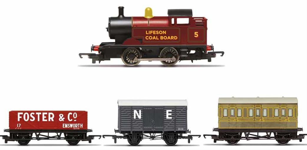 Hornby OO R30035 Railroad Steam Train Pack