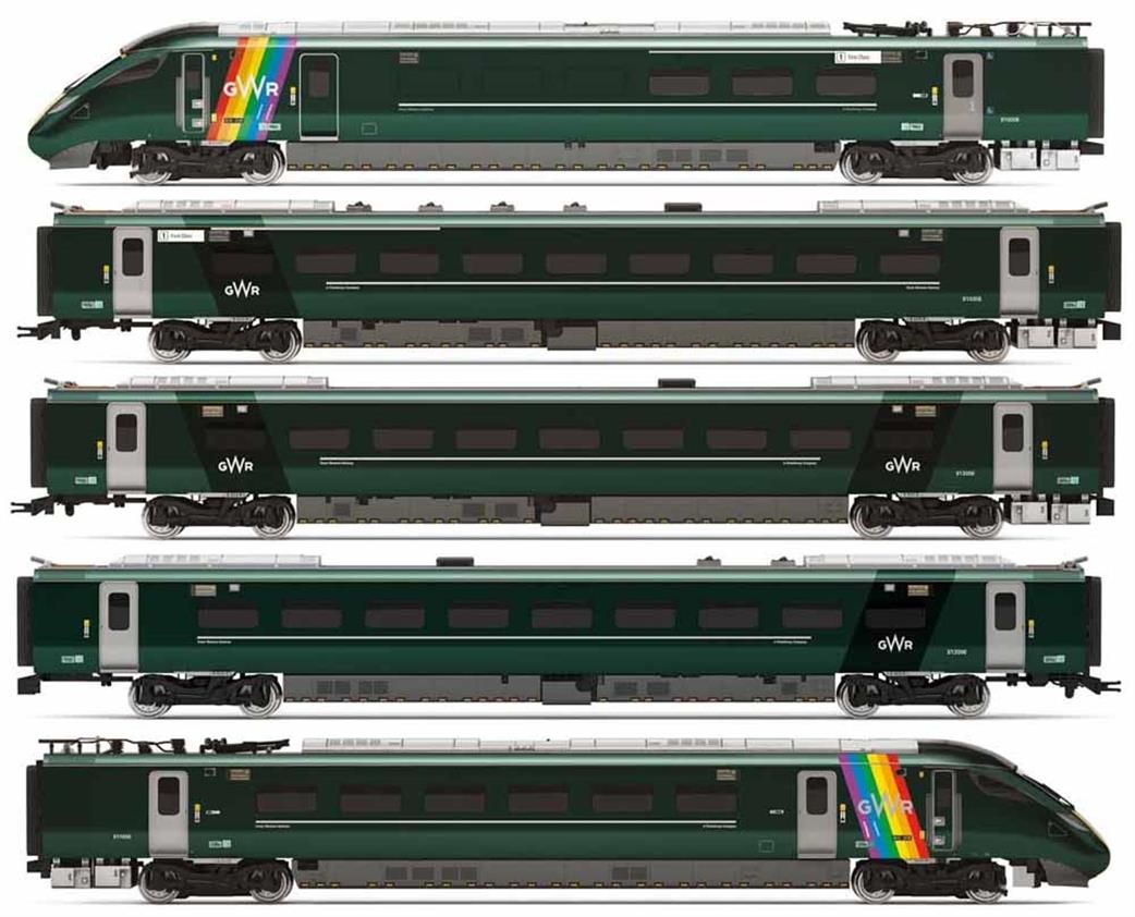 Hornby OO R3872 GWR Hitachi IEP Bi-Mode Class 800 Trainbow Train Pack - Era 11