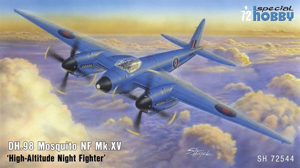 Special Hobby 1/72 SH72544 DH.98 Mosquito NF Mk.XV High Altitude Night Fighter Kit