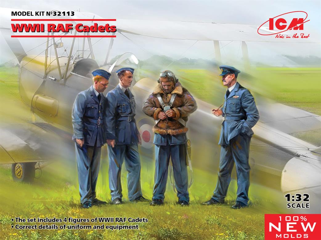 ICM 1/32 32113 WW2 RAF Cadets Figure Set