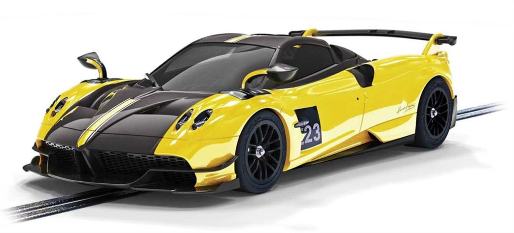 Scalextric 1/32 C4212 Pagani Huayra Roadster BC Yellow Slot car Model