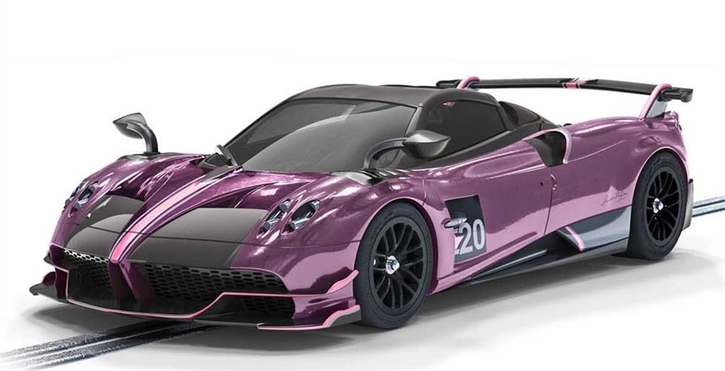 Scalextric 1/32 C4248 Pagani Huayra Roadster BC Drago Viola Edition Slot Car Model