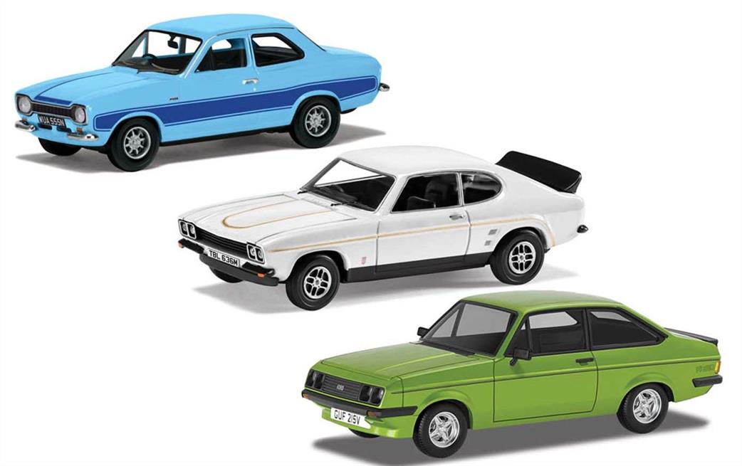 Corgi 1/43 RS00002 1970's Ford Escort RS Collection Set