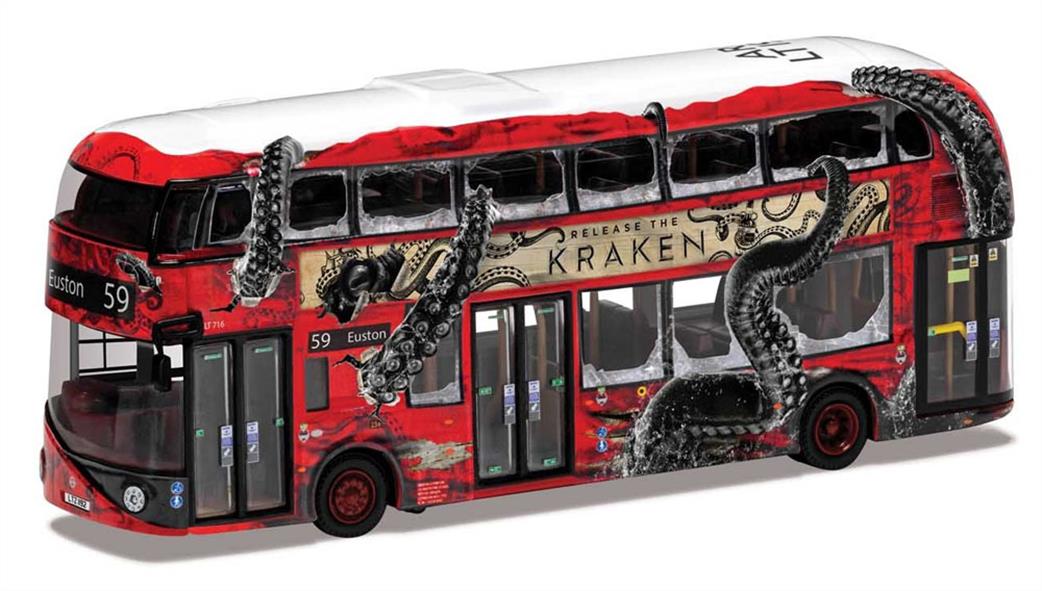 Corgi 1/76 OM46638A Wrightbus New Routemaster Release the Kraken Route A