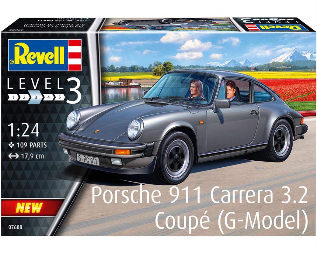 Revell 1/24 07688 Porsche 911 G Model Coupe Car Kit