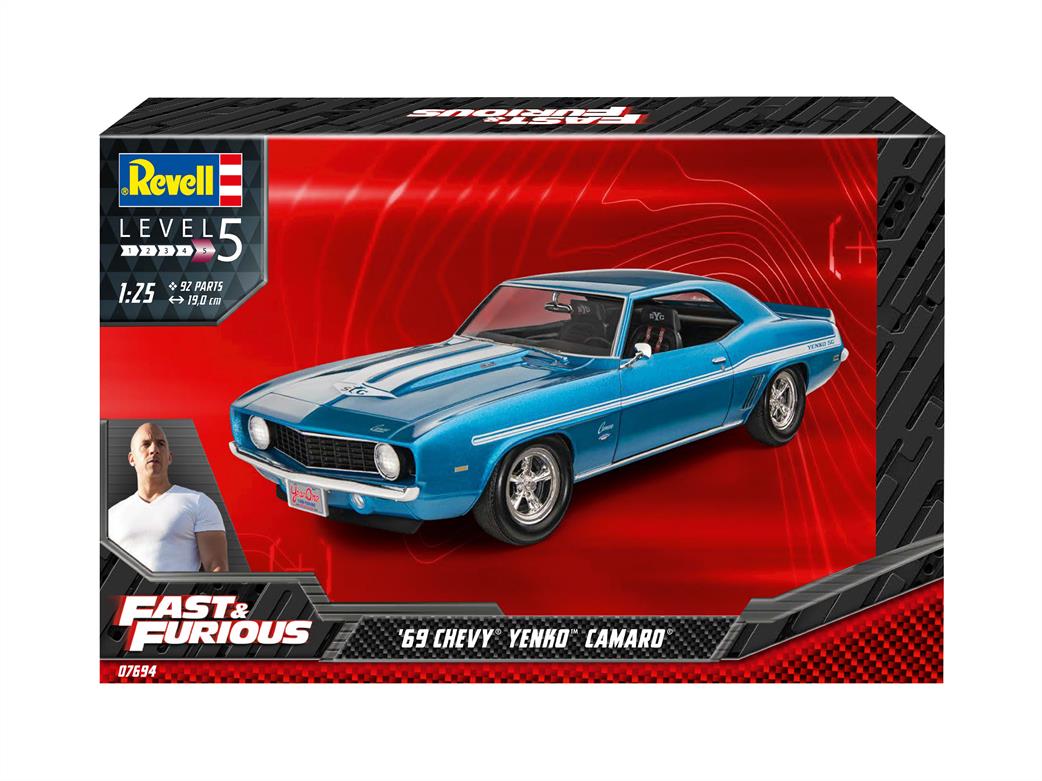 Revell 1/24 07694 1969 Chevy Camaro Yenko (Fast&Furious) Car Kit