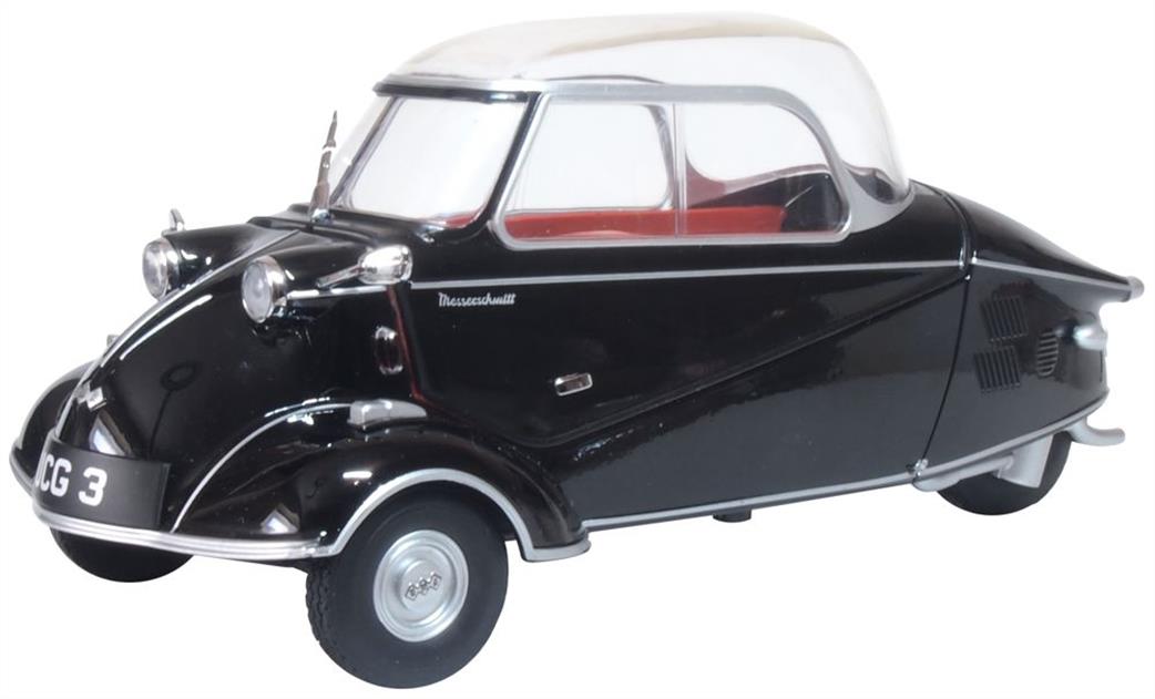 Oxford Diecast 1/18 18MBC007 Messerschmitt KR200 Bubble Top Black