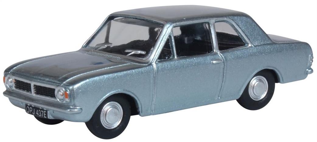 Oxford Diecast 1/76 76COR2009 Ford Cortina MkII Blue Mink